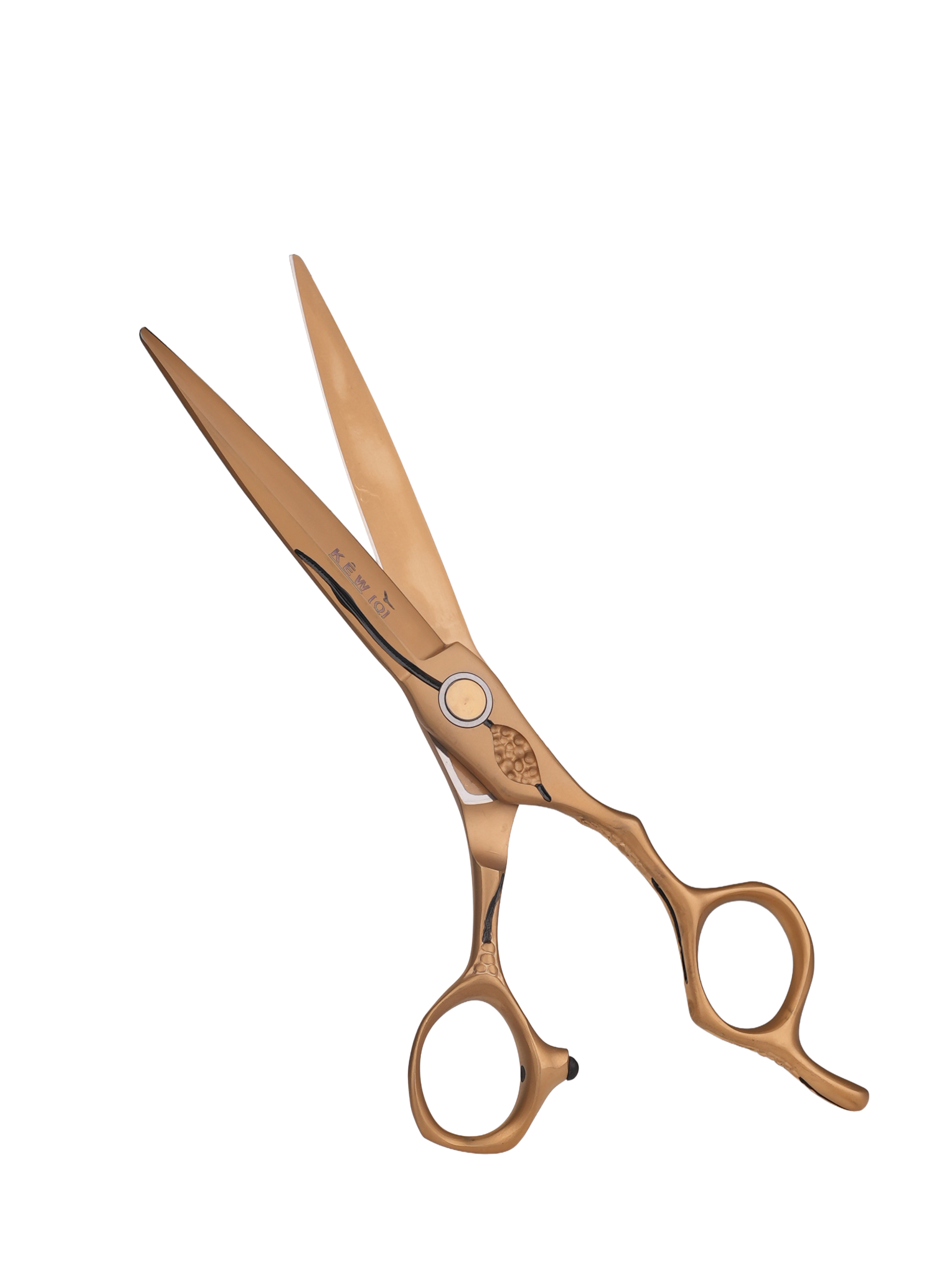 VG10 Japon Çeliği Profesyonel Berber Makası - Mat Gold (Bronz) - 6.3 İnç