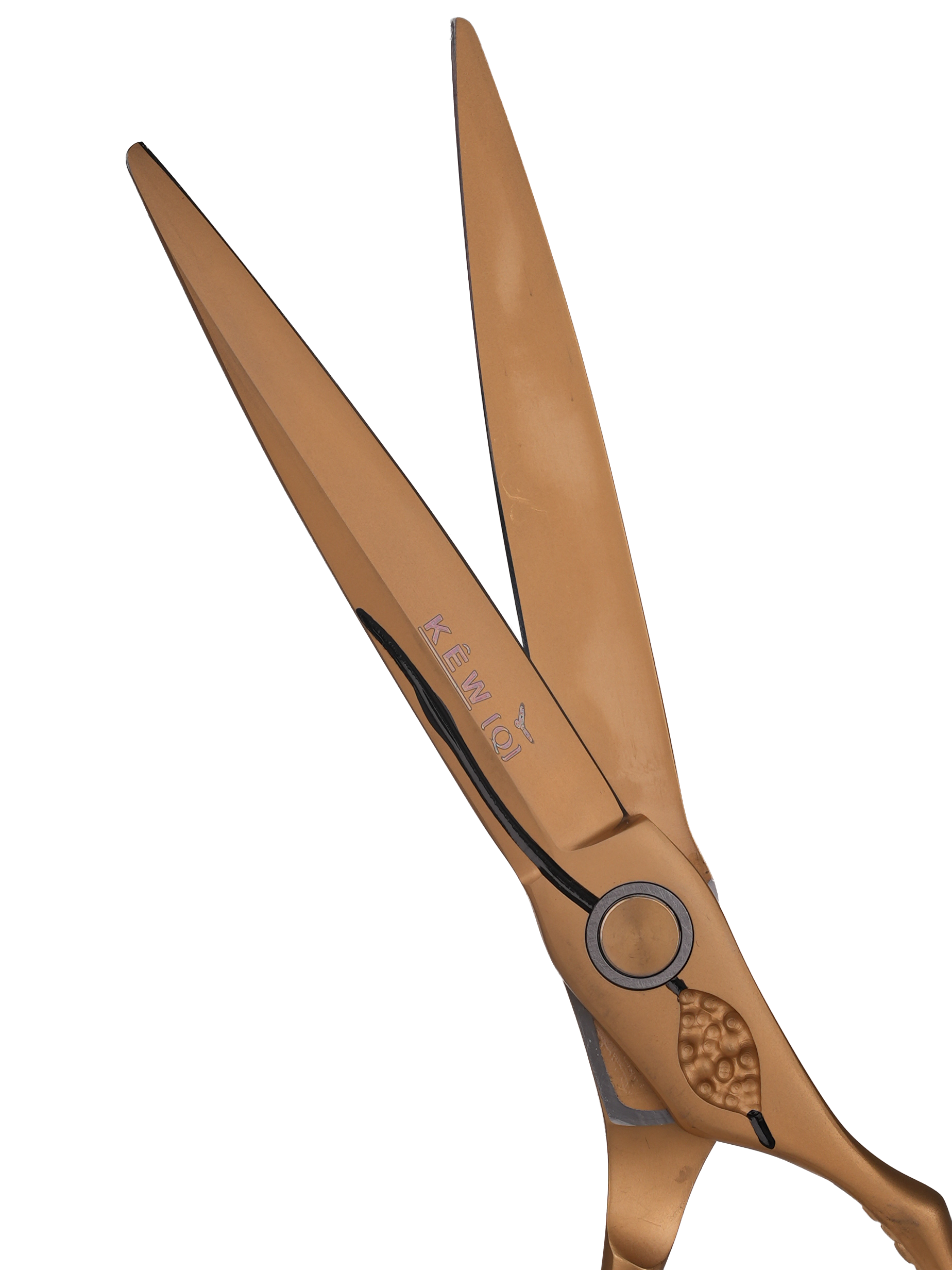 VG10 Japon Çeliği Profesyonel Berber Makası - Mat Gold (Bronz) - 6.3 İnç - Görsel 3