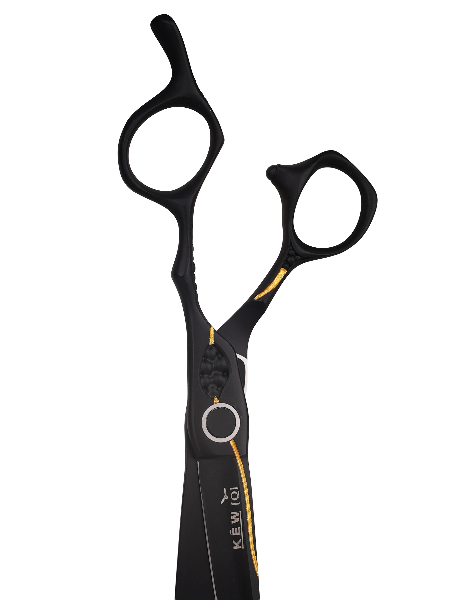 VG10 Japon Çeliği Profesyonel Berber Makası - Black & Gold Sword Serisi - 6.3 İnç - Görsel 5