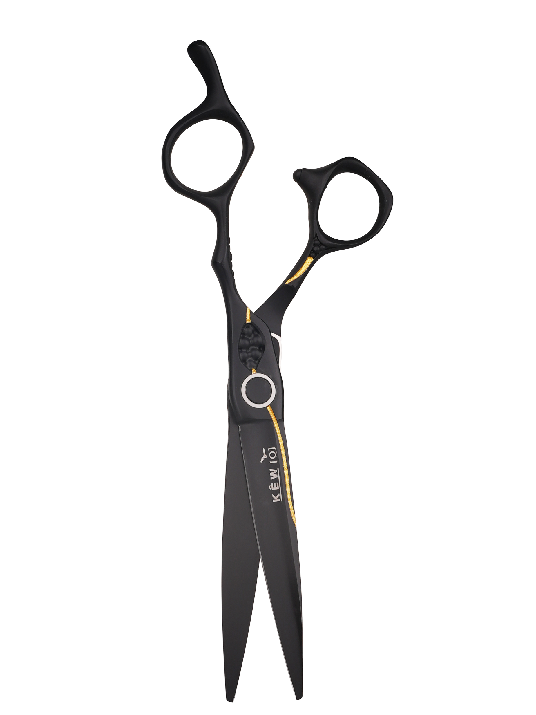 VG10 Japon Çeliği Profesyonel Berber Makası - Black & Gold Sword Serisi - 6.3 İnç - Görsel 4